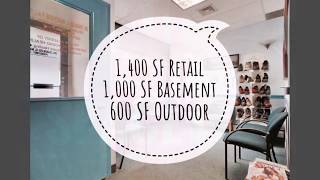 2,400SF Retail Space with 600SF Outdoor, Commercial Doctors Office Restaurant 👉 Video Tour NYC 👈