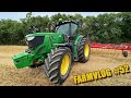 FARMVlog #52 - John Deere 6170R + Prutové brány