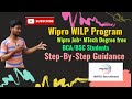 Wipro WILP Recruitment Drive | BSC &amp; BCA Students Apply Now | Job + MTech &amp; Bonus 75k
