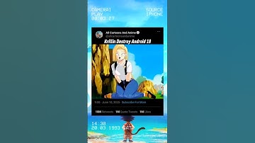 Krillin Destroy Android 18 😅 #dbz #dbs #dragonball #anime #shorts #android 🔥🔥
