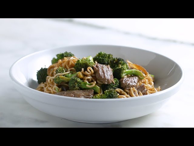 20-Minute Beef & Broccoli Noodle Stir Fry