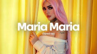 Santana  Maria Maria Ft The Product Gu0026b sped Up