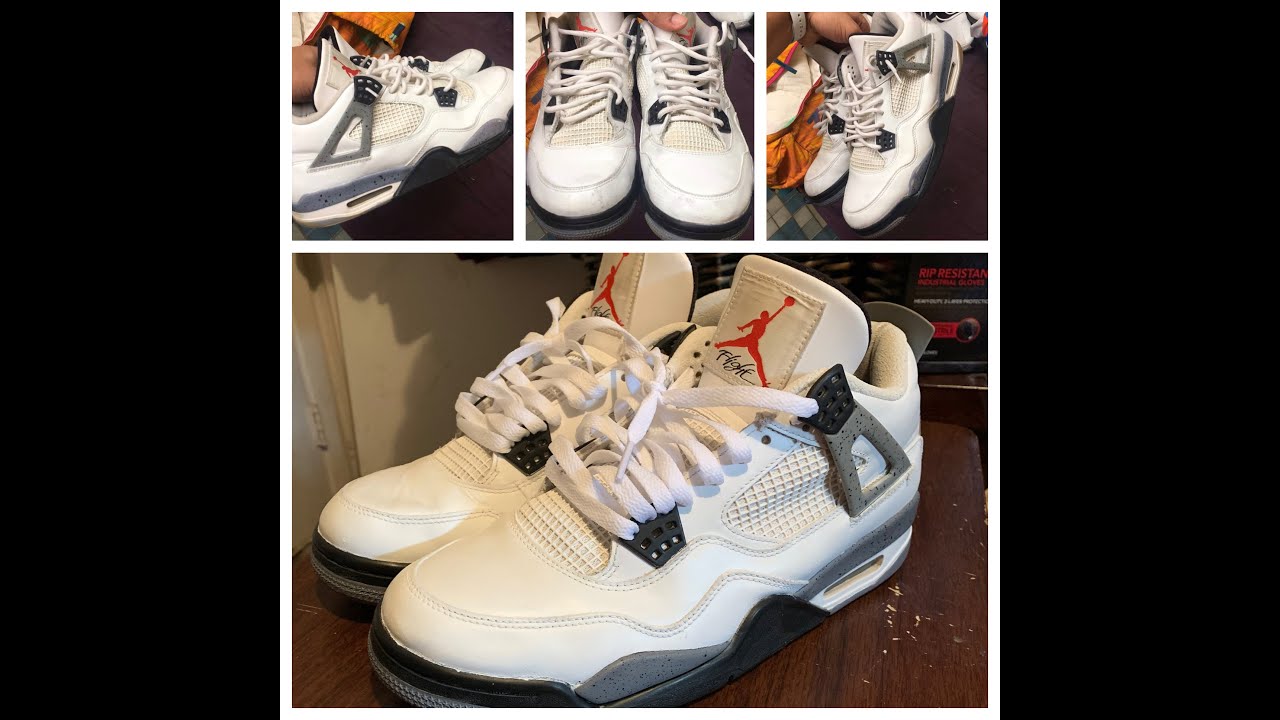 I bought the cheapest Air jordan Retro 4’s in the world and restored ...