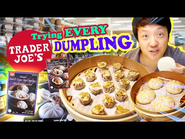 Trader Joe's Chicken Soup Dumplings Review - Higher Edukitchen