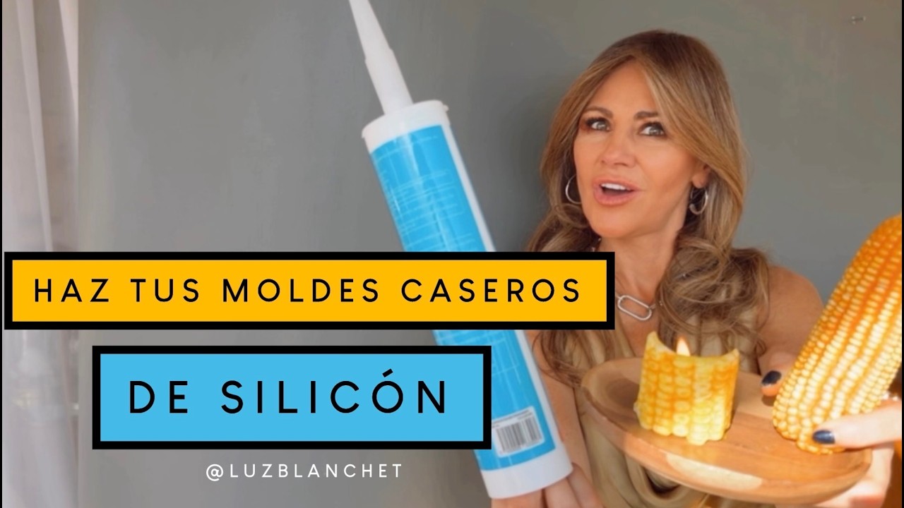MOLDE de SILICÓN CASERO que si FUNCIONA / Luz Blanchet