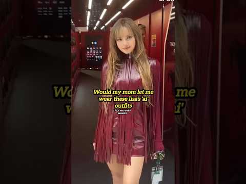 Would my mom say yes to me wear these lisa&#39;s ai outfits 🥰💋 #shorts
