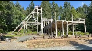 Ladysmith Morden Coal Mine The Last Surviving Headframe/Tipple  on Vancouver Island