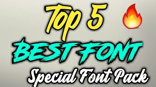 Top 5 Best  Fonts 🔥(Special Font Pack) screenshot 2