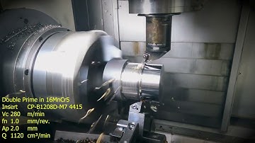 Double Prime Turning programmed with Gibbs CAM