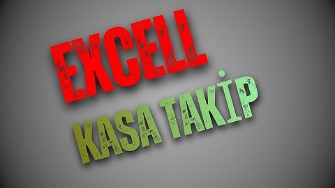 Excell üzerinden Basit Kasa Takip Programı #kasa #bakiye #vergi #muhasebe 