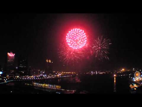 2011高雄燈會藝術節Kaohsiung Lantern Festival 2月10日煙火測試