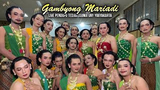 Viral Tiktok! Gambyong Mariadi Live Pendopo Tejokusuman UNY YOGYAKARTA.