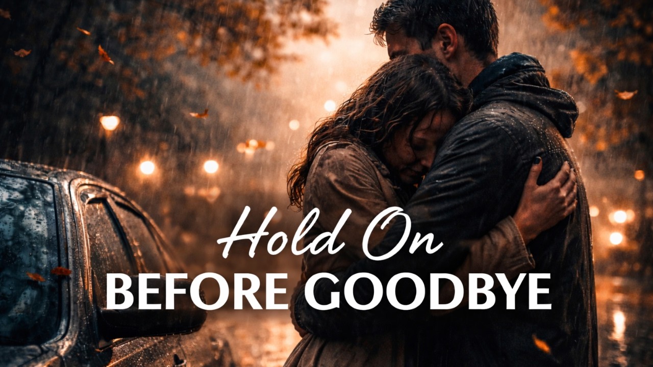 Hold On Before Goodbye – Emotional Rock Ballad | Sad Love Song (Visualizer Video)