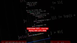 LEETCODE 2573 This HARD LeetCode Problem Will Blow Your Mind 🤯#coding #dsa #shorts #java #leetcode