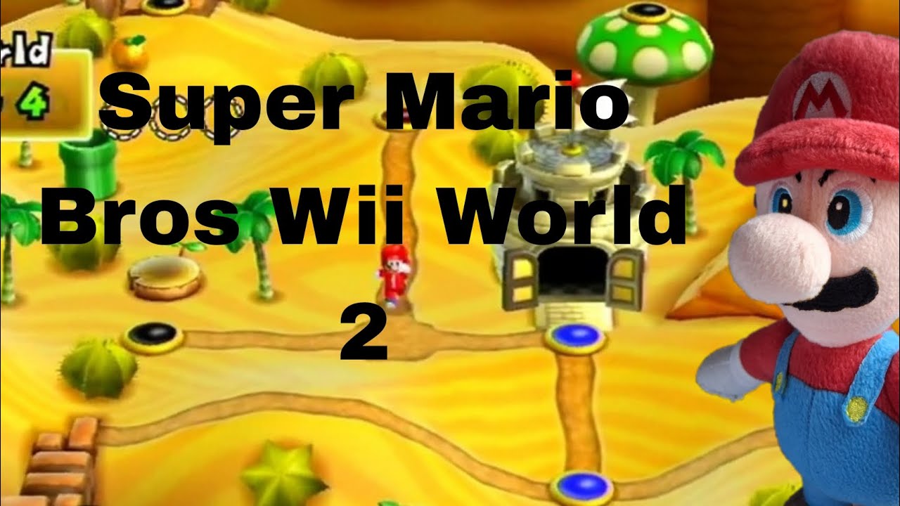 New Super Mario Bros Wii Plush Adventures World 2 SLBgotvideos