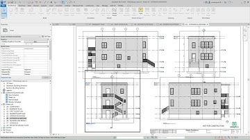 Revit Architecture Construction documents for Vernacular home