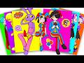 PROTOTYPE And POMNI And JAX IN REAL LIFE - Poppy Playtime 5 | Sticker Book DIY