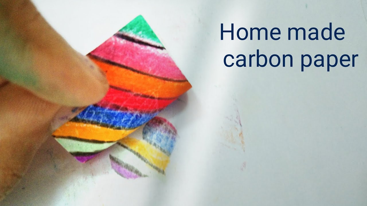 how-to-make-carbon-paper-making-carbon-paper-youtube