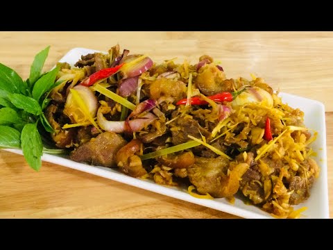Thịt Nai xào sả ớt ngon, món ngon dễ nấu
