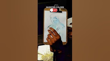 inverted colors on/off #art #trendingshorts #artist #inverted #colors #effects