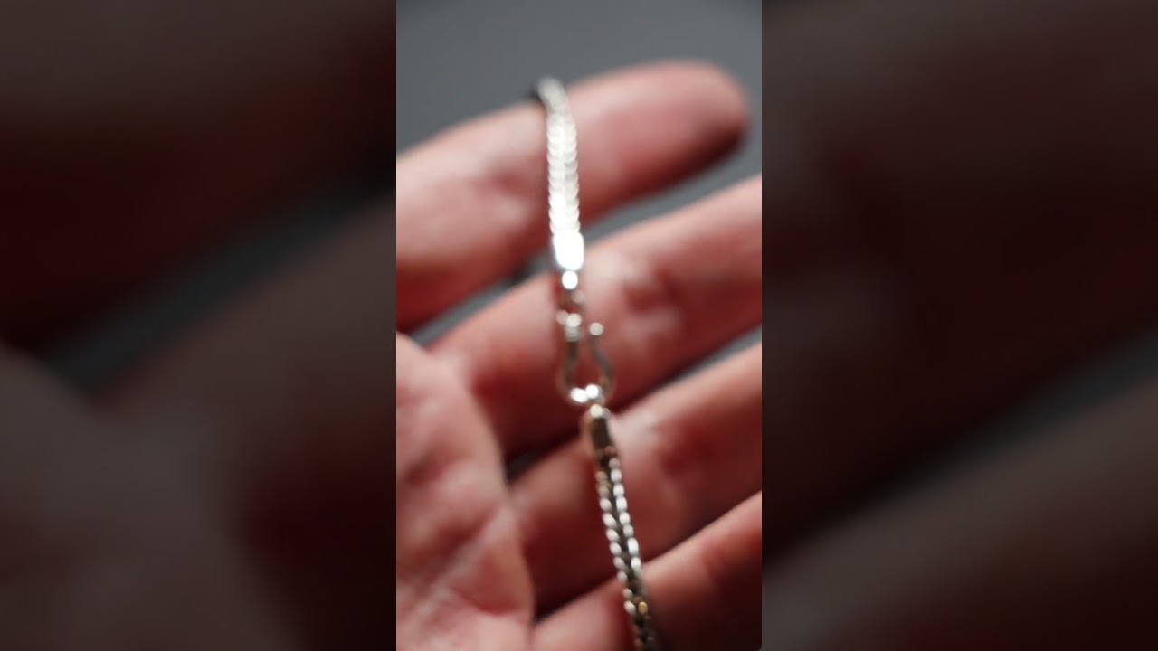 Handmade Silver Foxtail Necklace 