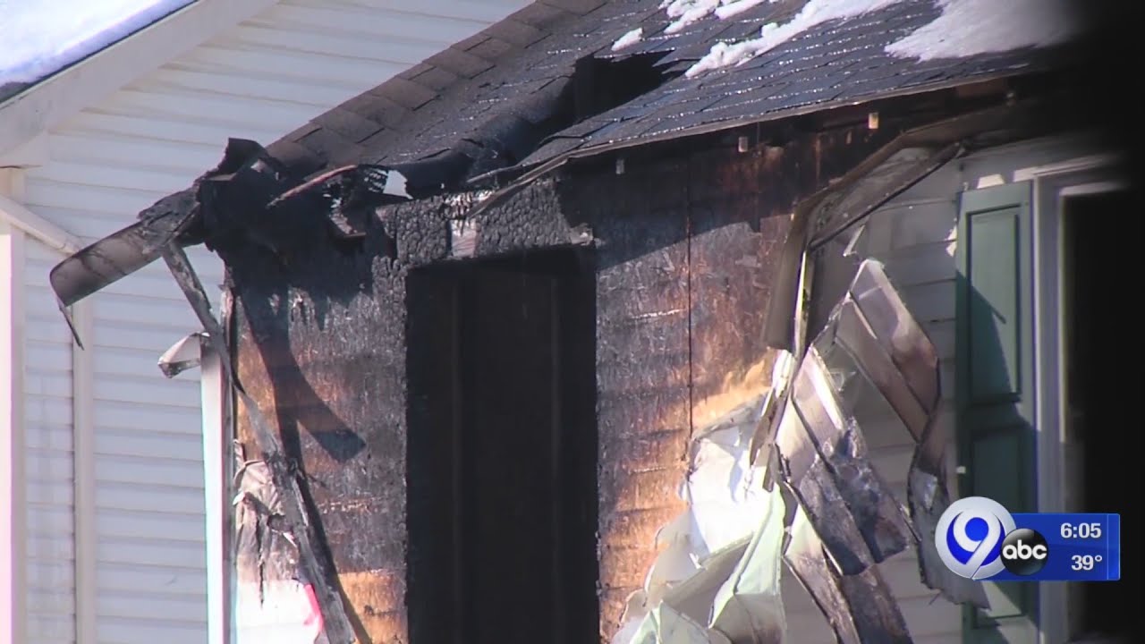 Family displaced after fire damages home - YouTube