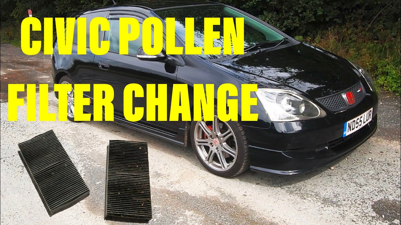 Honda Civic Pollen Filter Change Ep3 Type R Youtube