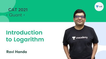Introduction to Logarithm l Quantitative Aptitude l CAT 2021 l Ravi Handa
