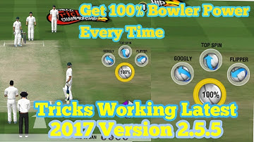 (Root) Increase Bowler Skill Get 100%  On Every Ball in Wcc 2 2017