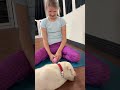 Мой первый класс йога со щенками/My first yoga class with puppies #puppiesandyoga #happytime #cute