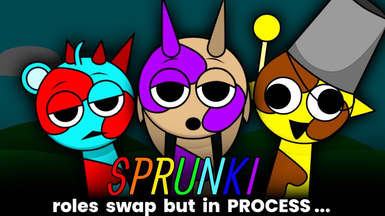 Sprunki Roles Swapped But Swap In Process (All Charaters) - YouTube