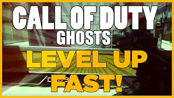 Call of Duty Ghosts: FASTEST WAY TO LEVEL UP! (Multiplayer Gameplay)