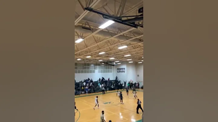 Larry Pounds hitting a buzzer shot to win the game...