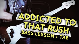 Mr BIG - Addicted to that Rush INTRO (Bass lesson w/ tabs)