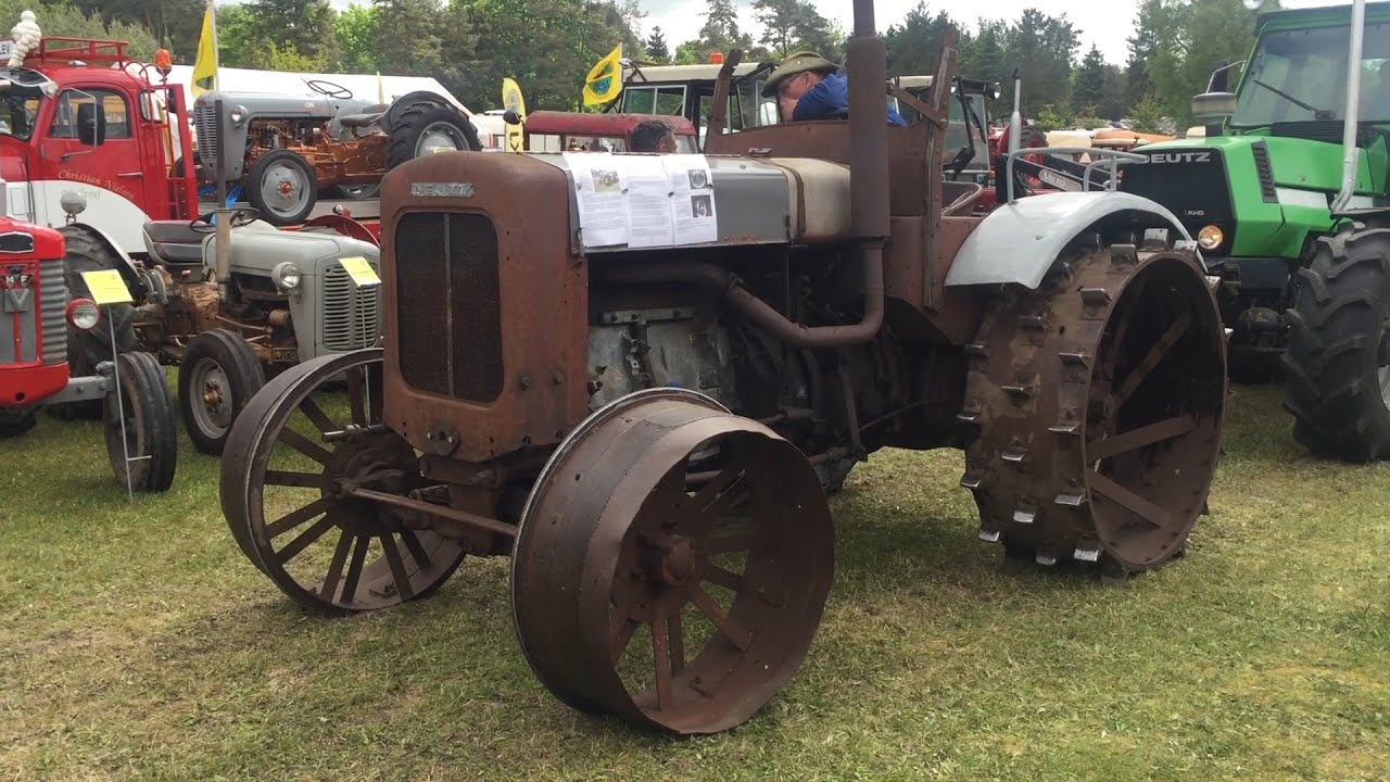 Deutz F3M417 5. cylinder Diesel Tractor on Steel / Iron Wheels | DK Agriculture