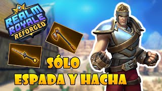 Soy imparable - Sólo espada y hacha con el guerrero | Realm Royale