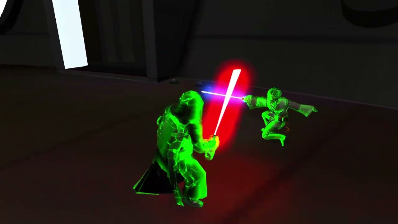 Obi-Wan Kenobi Vs Darth Revan Star Wars Jedi Academy Ai Battles #1