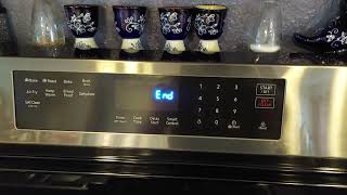 New Samsung gas range plays a little song when the timer runs out!