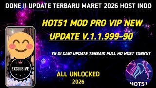 🔴APLIKASI LIVE STREAMING BAR BAR 2026 HOST INDO ~ HOT51 MOD PRO VIP NEW UPDATE V.999-90 ALL UNLOCKED