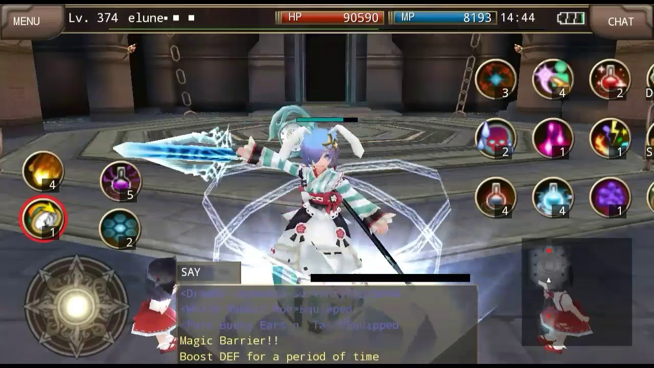 Iruna Online イルーナ戦記 Alchemist Elune Vs Boss Mimic Youtube