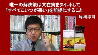 唯一の解決策は文在寅をタイ-ホして「すべてこいつが悪い」を前提にすること　by 榊淳司