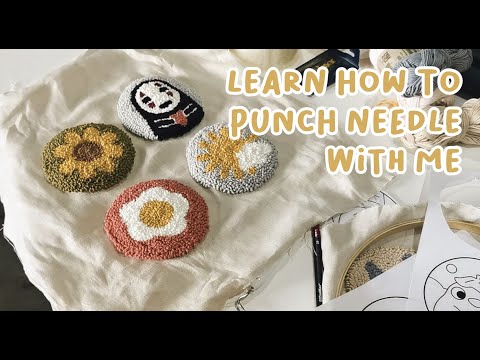 How to Punch Needle - 3 Different Techniques You'll Love! 