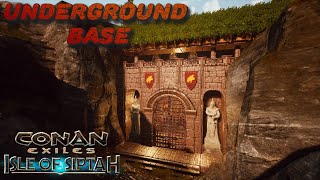 HOW TO BUILD AN UNDERGROUND BASE [TIMELAPSE] - CONAN EXILES: Isle of Siptah