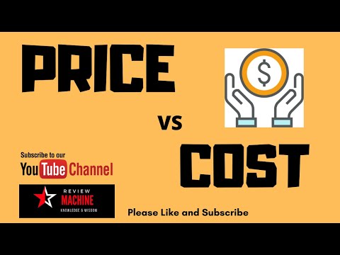 Video: How Does The Price Differ From The Cost And From The Cost Price?