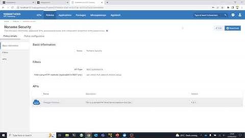 Integrating webMethods API Gateway and Noname Security.