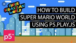 How to make a mario game in o5.js web editor||by code_Tech.