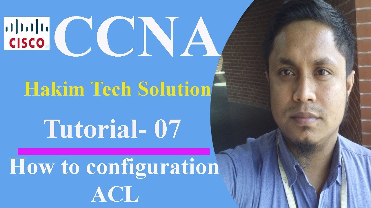 How to configuration ACL 07 | Access Control List Cisco Networking in ...