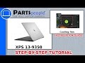Dell XPS 13-9350 (P54G002) Cooling Fan How-To Video Tutorial