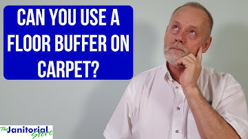 Can I use a buffer floor machine on heavy soiled commercial carpet