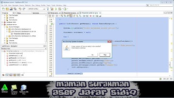 Tutorial Database Aplication client server dengan metode RMI